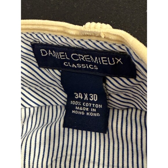 Daniel Cremieux Corduroy Pants Men's 34x32 Straight Leg Khaki Tan - Picture 7 of 8